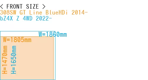 #308SW GT Line BlueHDi 2014- + bZ4X Z 4WD 2022-